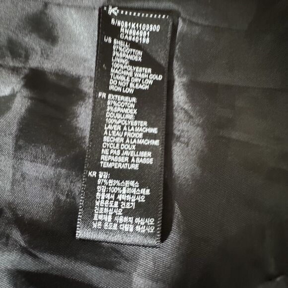 NWT Forever 21 Sz M Black/White Leopard Print Trench Coat Jacket 3/4 Sleeve Belt - Picture 11 of 13